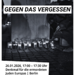 Mahn- und Gedenkveranstaltung: Gemeinsam gegen das Vergessen